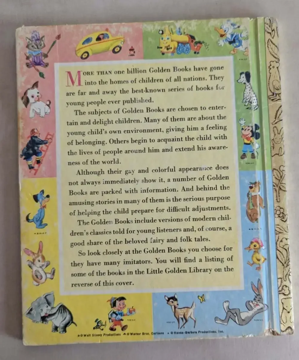 Walt Disney's Mother Goose by Little Golden Book Hardcover Book
